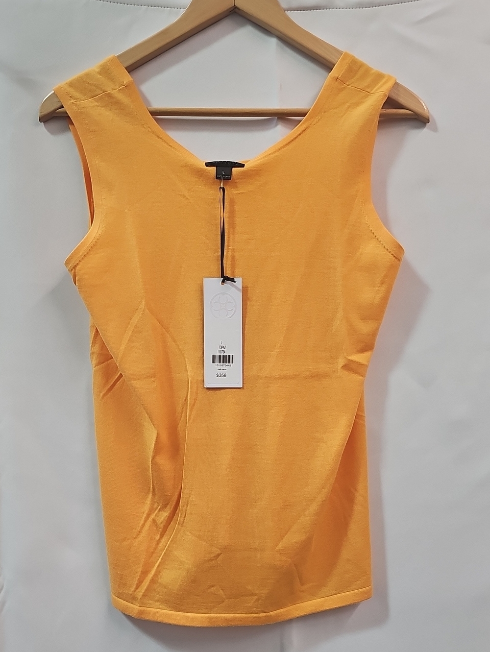 CARLISLE COLLECTION CASHMERE TOPAZ TANK TOP BFPM-10-130